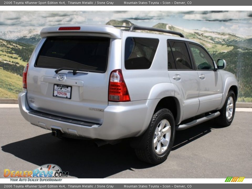 2006 Toyota 4Runner Sport Edition 4x4 Titanium Metallic / Stone Gray Photo #3