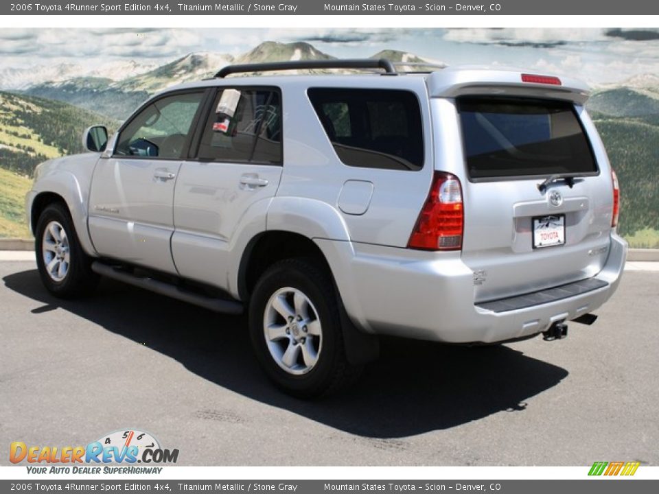 2006 Toyota 4Runner Sport Edition 4x4 Titanium Metallic / Stone Gray Photo #4
