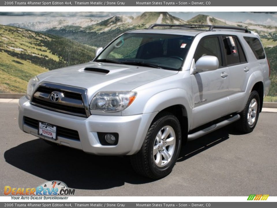 2006 Toyota 4Runner Sport Edition 4x4 Titanium Metallic / Stone Gray Photo #5