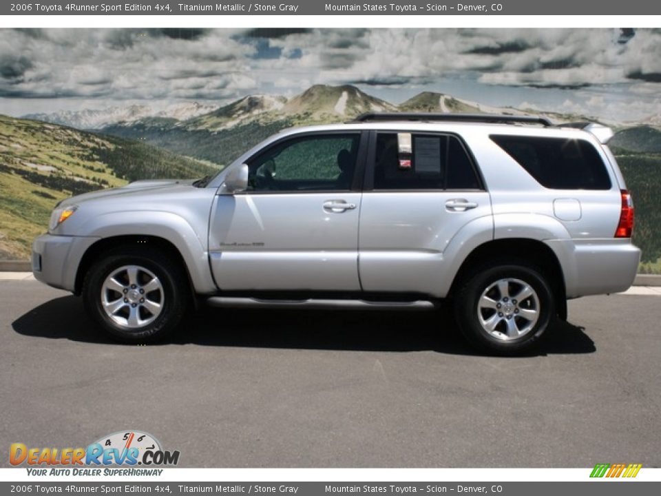 2006 Toyota 4Runner Sport Edition 4x4 Titanium Metallic / Stone Gray Photo #6
