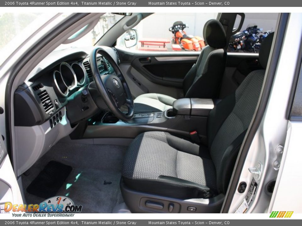 2006 Toyota 4Runner Sport Edition 4x4 Titanium Metallic / Stone Gray Photo #10