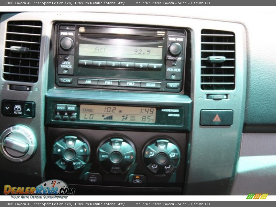 2006 Toyota 4Runner Sport Edition 4x4 Titanium Metallic / Stone Gray Photo #14