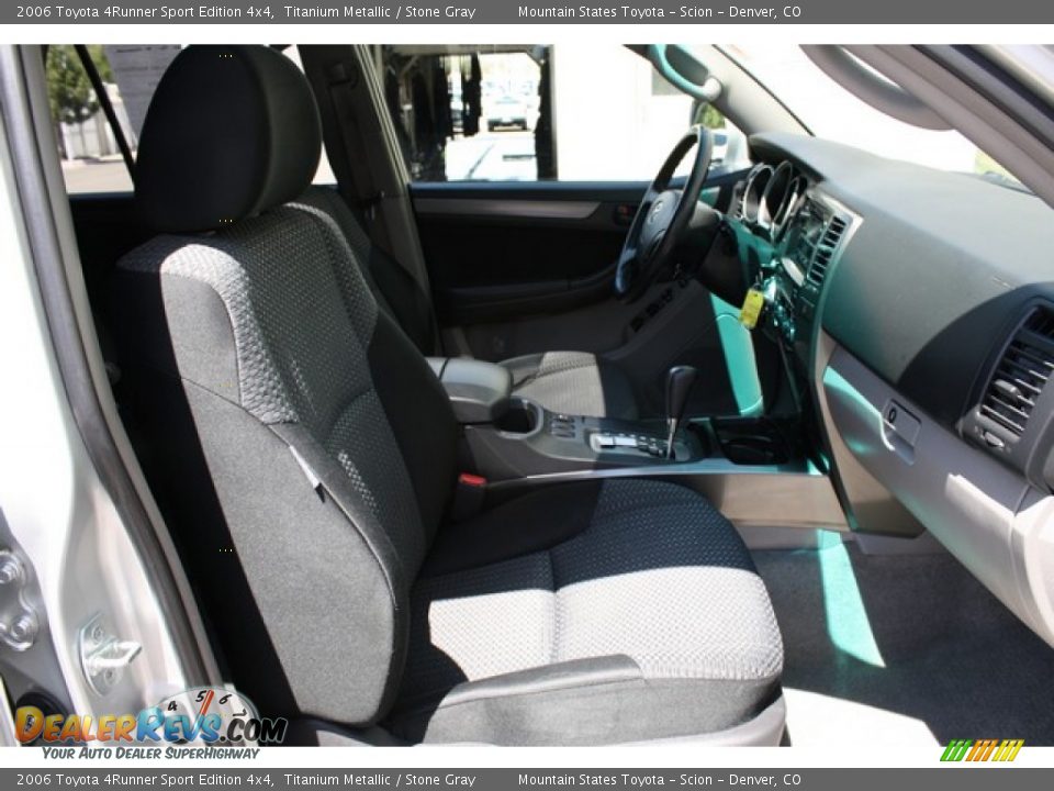 2006 Toyota 4Runner Sport Edition 4x4 Titanium Metallic / Stone Gray Photo #16