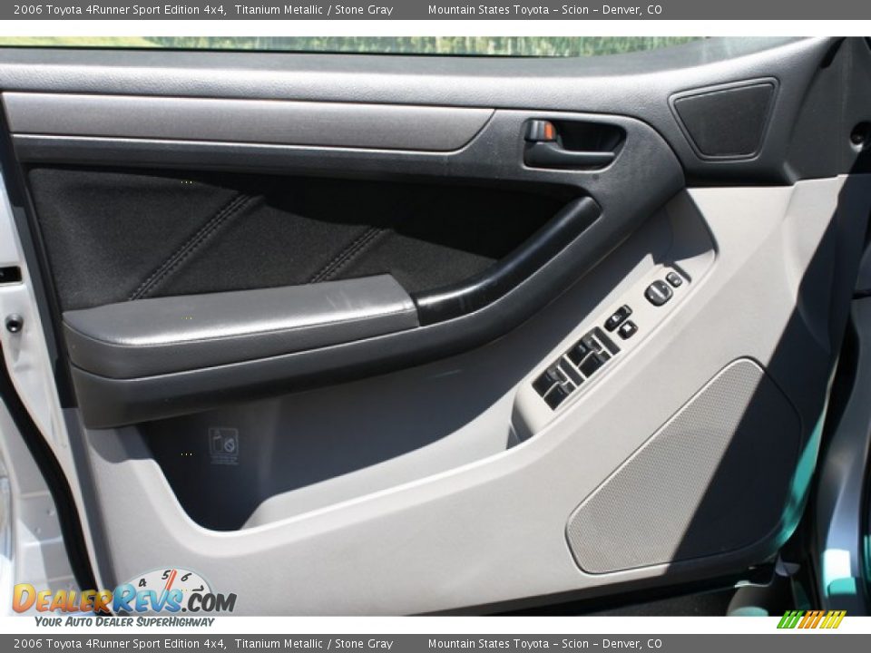 2006 Toyota 4Runner Sport Edition 4x4 Titanium Metallic / Stone Gray Photo #21