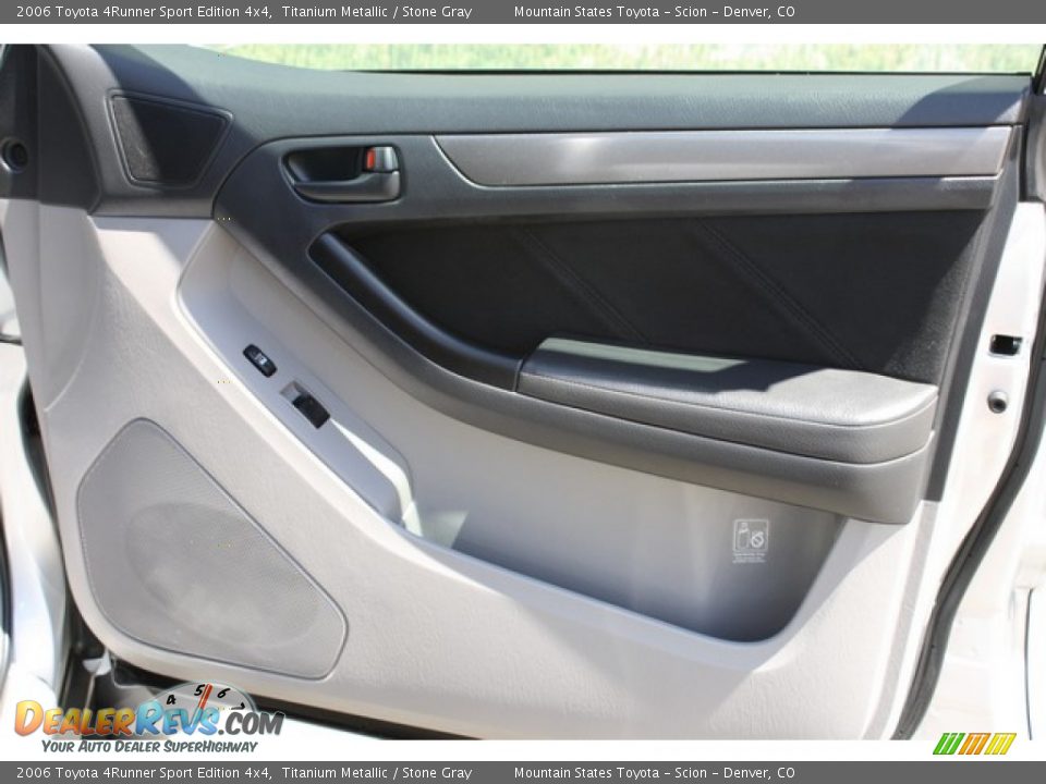 2006 Toyota 4Runner Sport Edition 4x4 Titanium Metallic / Stone Gray Photo #22