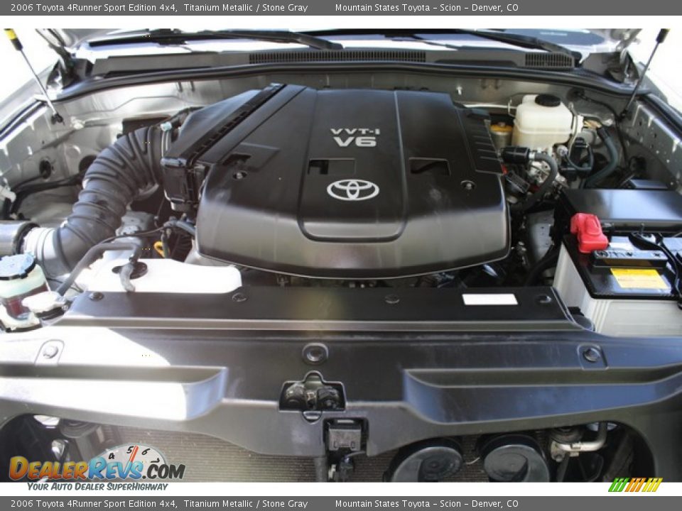 2006 Toyota 4Runner Sport Edition 4x4 Titanium Metallic / Stone Gray Photo #24