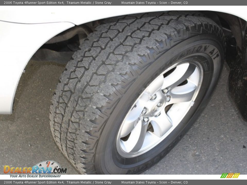2006 Toyota 4Runner Sport Edition 4x4 Titanium Metallic / Stone Gray Photo #25