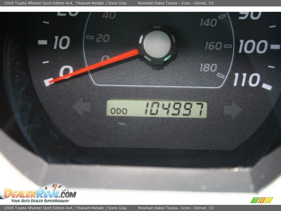 2006 Toyota 4Runner Sport Edition 4x4 Titanium Metallic / Stone Gray Photo #26