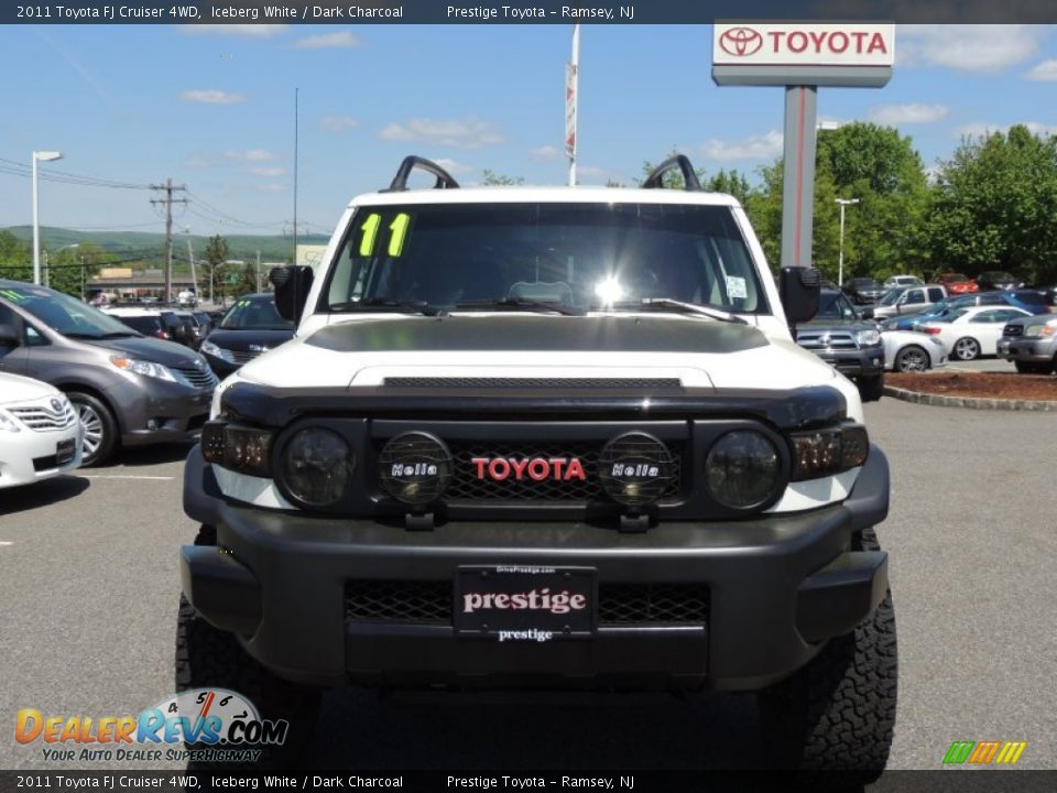 2011 Toyota FJ Cruiser 4WD Iceberg White / Dark Charcoal Photo #2
