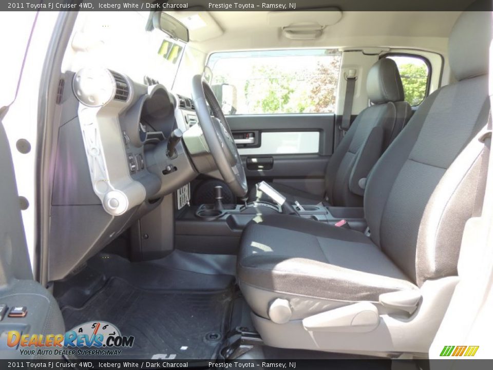 2011 Toyota FJ Cruiser 4WD Iceberg White / Dark Charcoal Photo #7