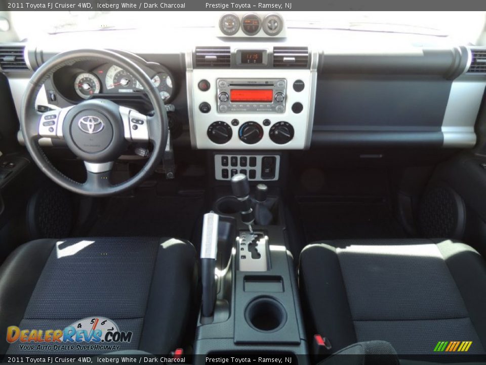 2011 Toyota FJ Cruiser 4WD Iceberg White / Dark Charcoal Photo #8