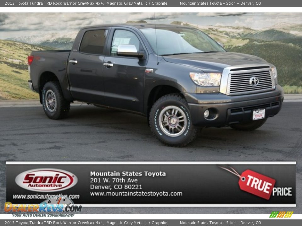 2013 Toyota Tundra TRD Rock Warrior CrewMax 4x4 Magnetic Gray Metallic / Graphite Photo #1