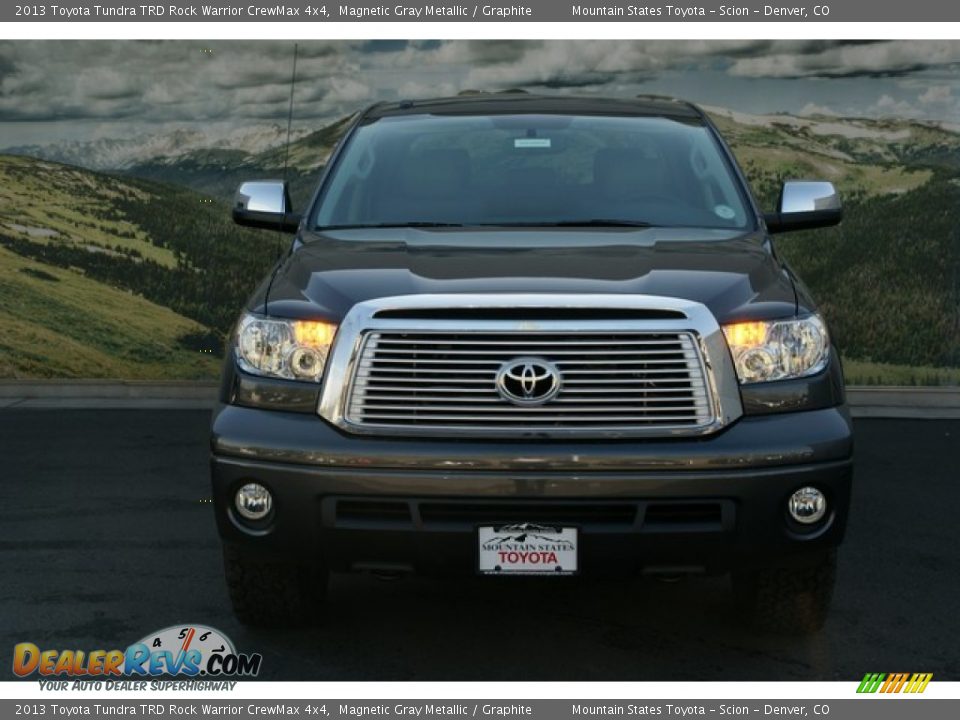 2013 Toyota Tundra TRD Rock Warrior CrewMax 4x4 Magnetic Gray Metallic / Graphite Photo #3