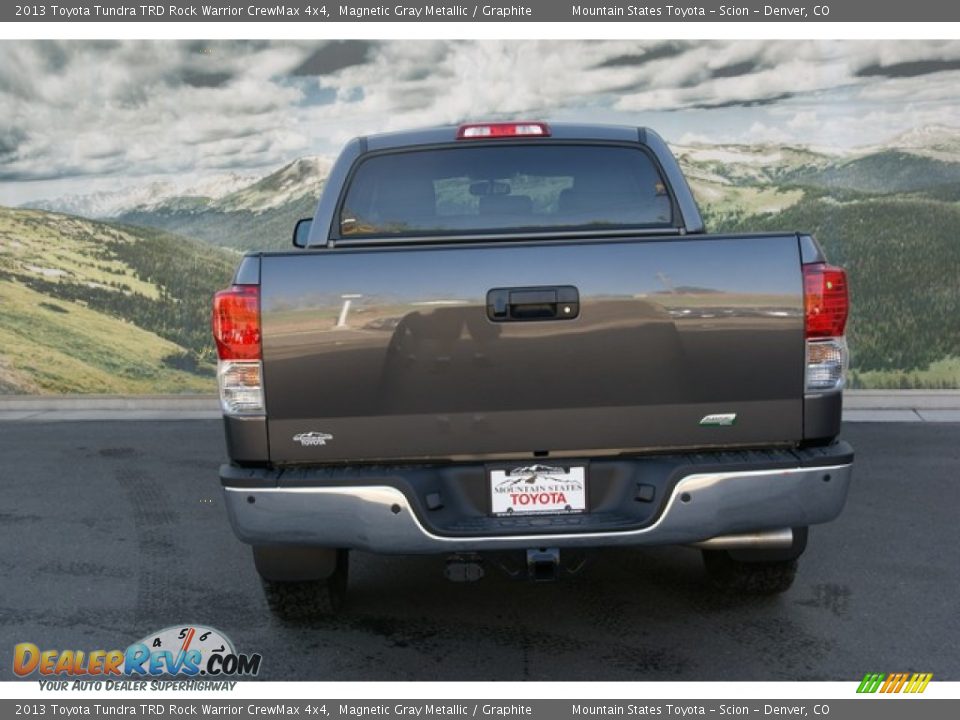 2013 Toyota Tundra TRD Rock Warrior CrewMax 4x4 Magnetic Gray Metallic / Graphite Photo #4