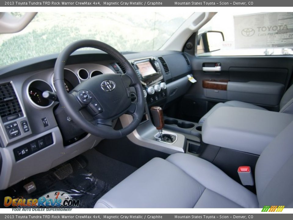 2013 Toyota Tundra TRD Rock Warrior CrewMax 4x4 Magnetic Gray Metallic / Graphite Photo #5