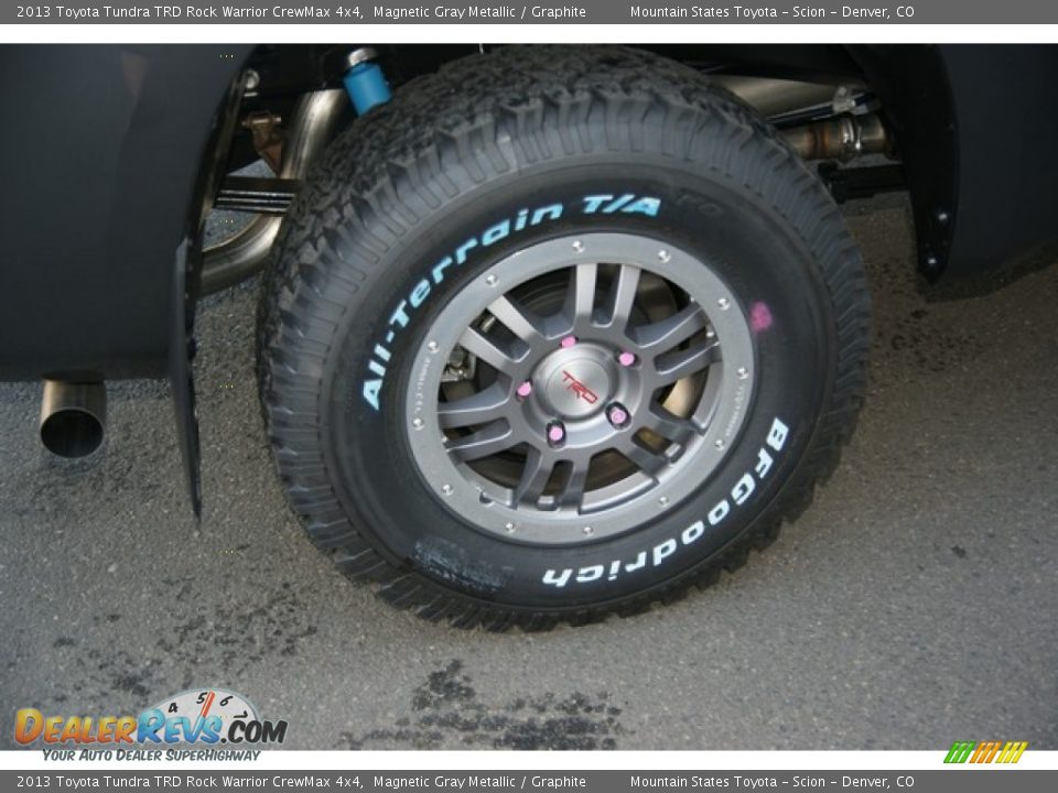 2013 Toyota Tundra TRD Rock Warrior CrewMax 4x4 Magnetic Gray Metallic / Graphite Photo #9
