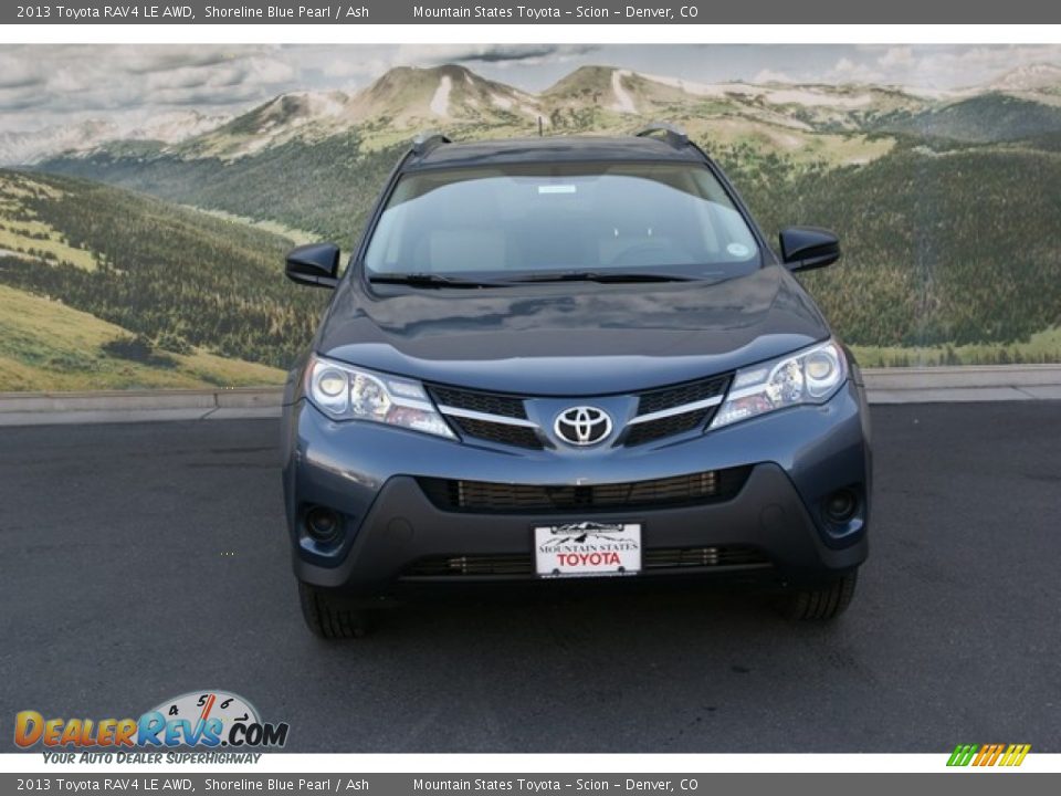 2013 Toyota RAV4 LE AWD Shoreline Blue Pearl / Ash Photo #3