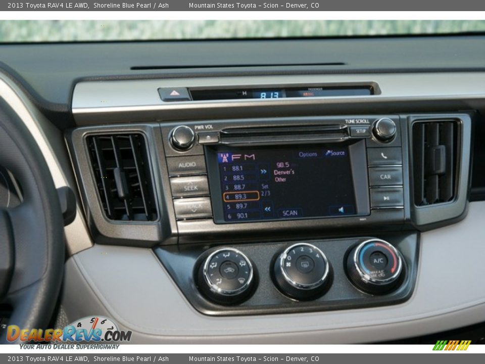 2013 Toyota RAV4 LE AWD Shoreline Blue Pearl / Ash Photo #6