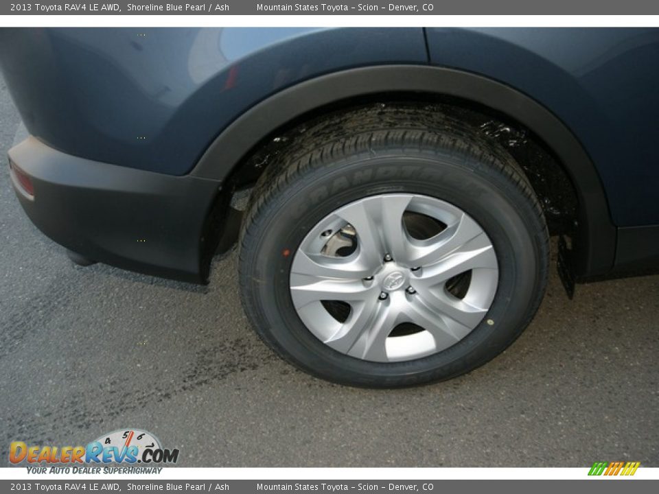 2013 Toyota RAV4 LE AWD Shoreline Blue Pearl / Ash Photo #9
