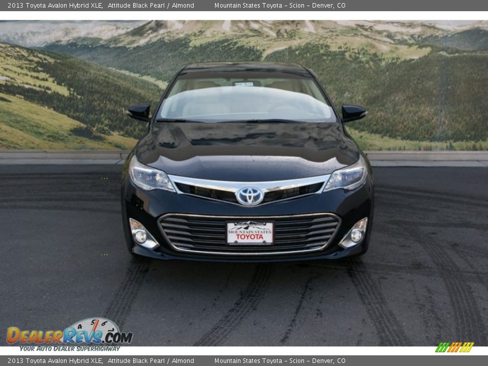 2013 Toyota Avalon Hybrid XLE Attitude Black Pearl / Almond Photo #3
