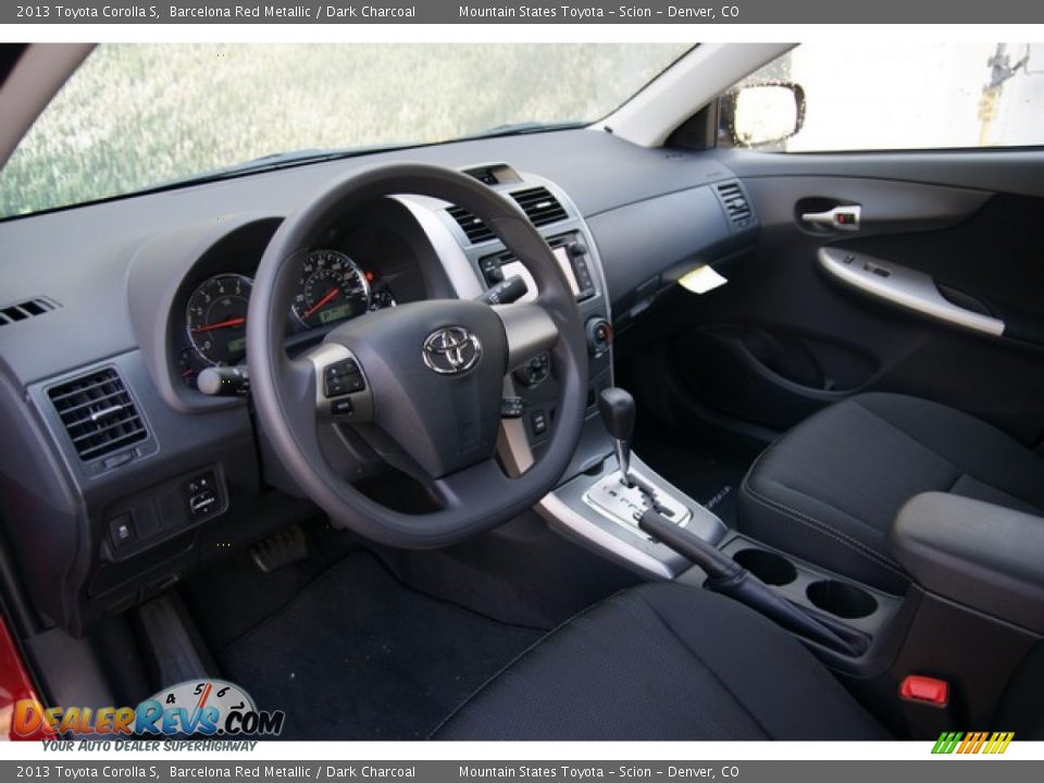 2013 Toyota Corolla S Barcelona Red Metallic / Dark Charcoal Photo #5