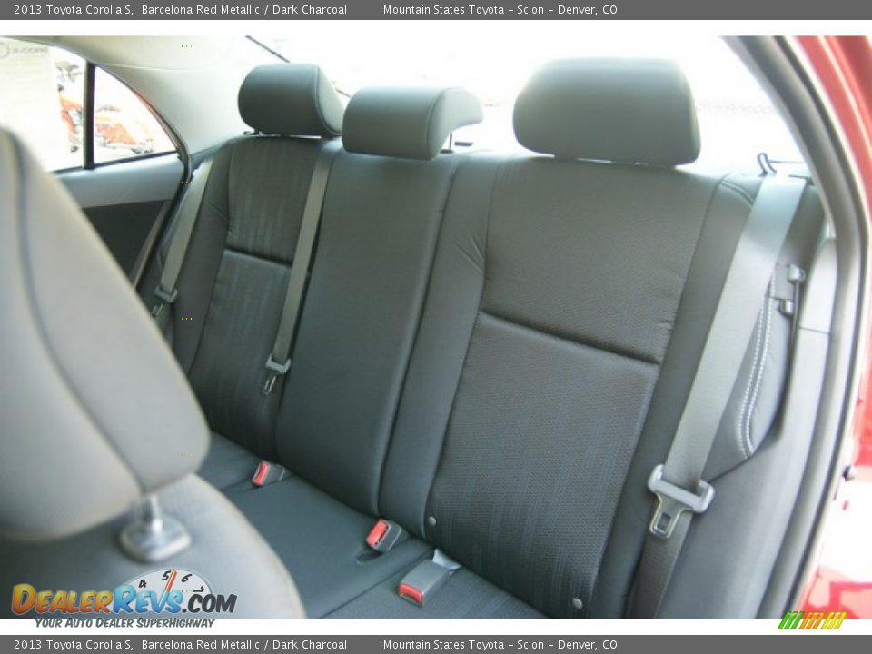 2013 Toyota Corolla S Barcelona Red Metallic / Dark Charcoal Photo #7