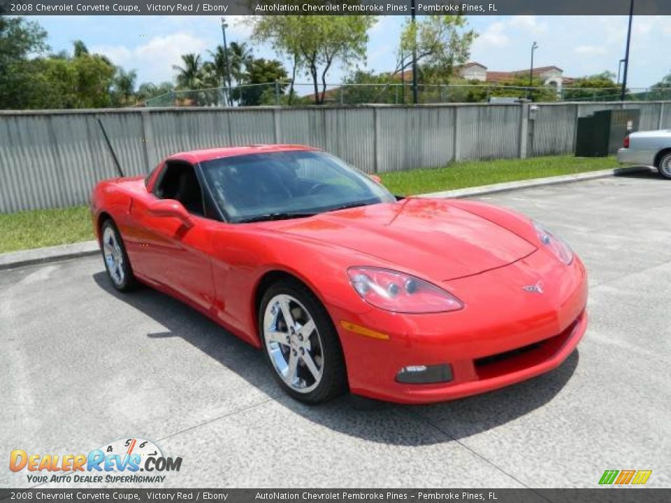 Front 3/4 View of 2008 Chevrolet Corvette Coupe Photo #1