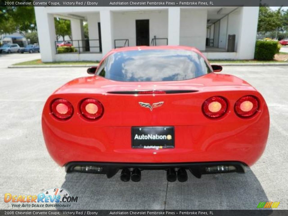 2008 Chevrolet Corvette Coupe Victory Red / Ebony Photo #4