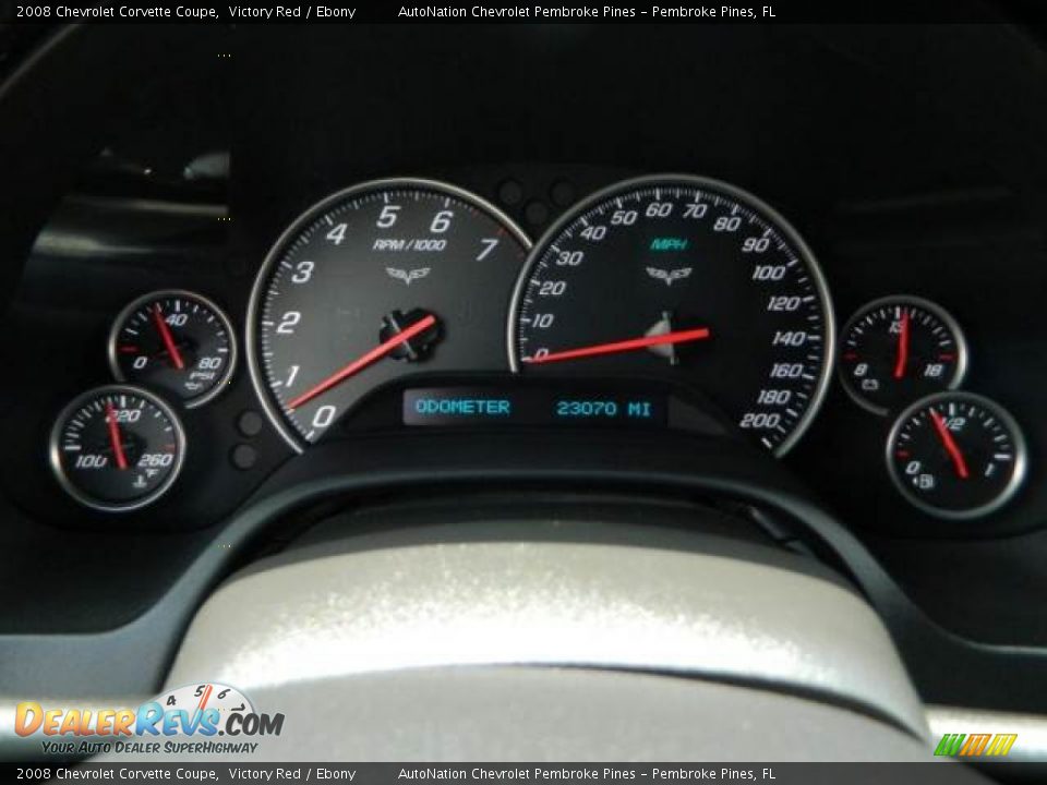 2008 Chevrolet Corvette Coupe Victory Red / Ebony Photo #16