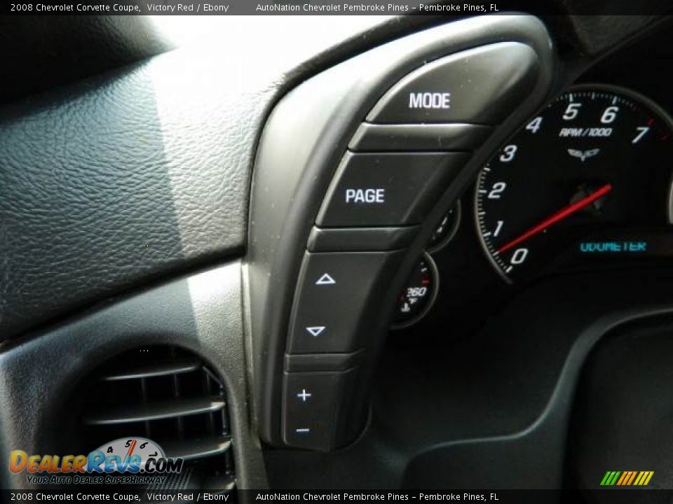2008 Chevrolet Corvette Coupe Victory Red / Ebony Photo #17