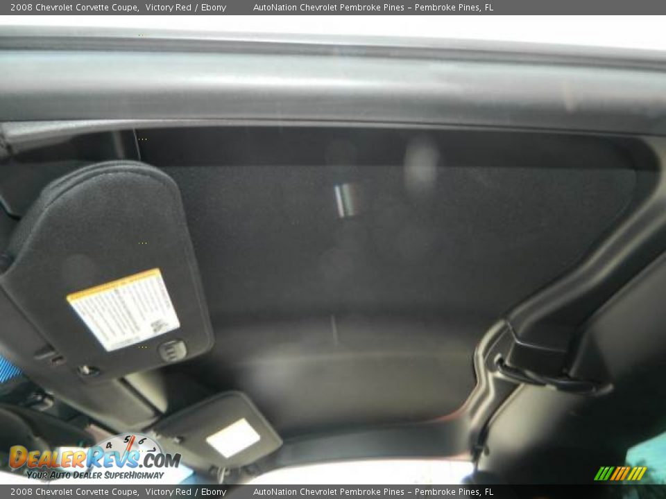 2008 Chevrolet Corvette Coupe Victory Red / Ebony Photo #26