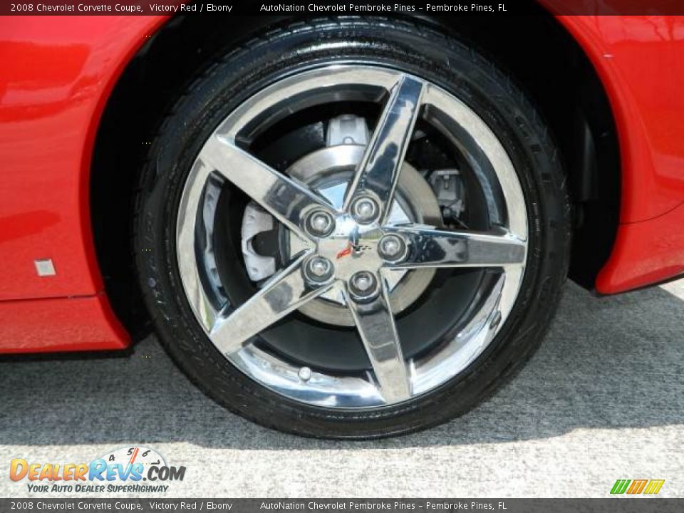 2008 Chevrolet Corvette Coupe Victory Red / Ebony Photo #28