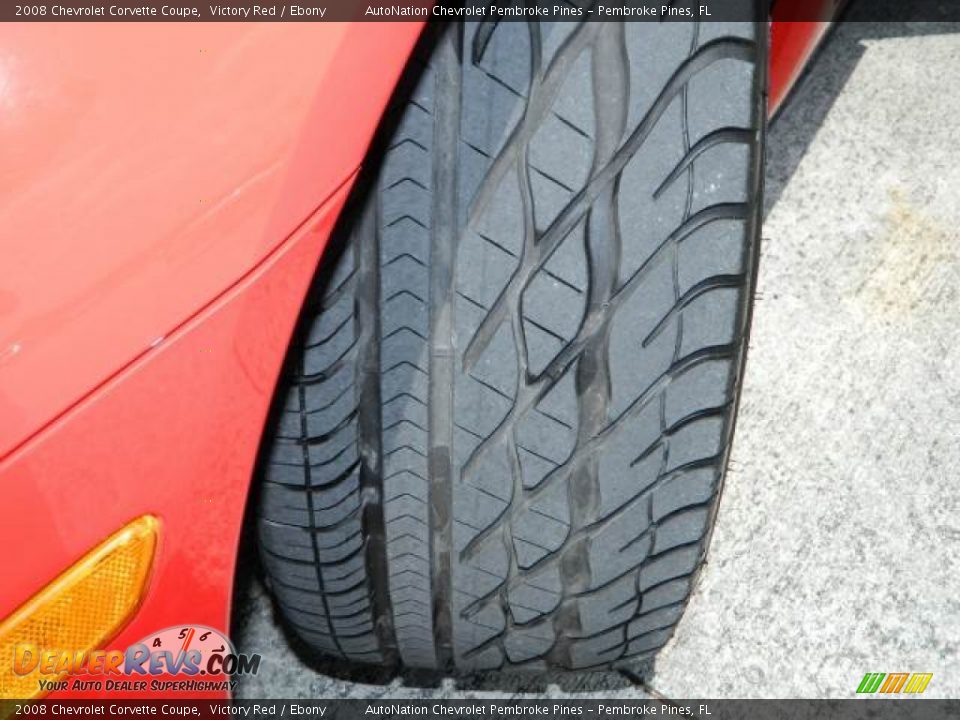 2008 Chevrolet Corvette Coupe Victory Red / Ebony Photo #29