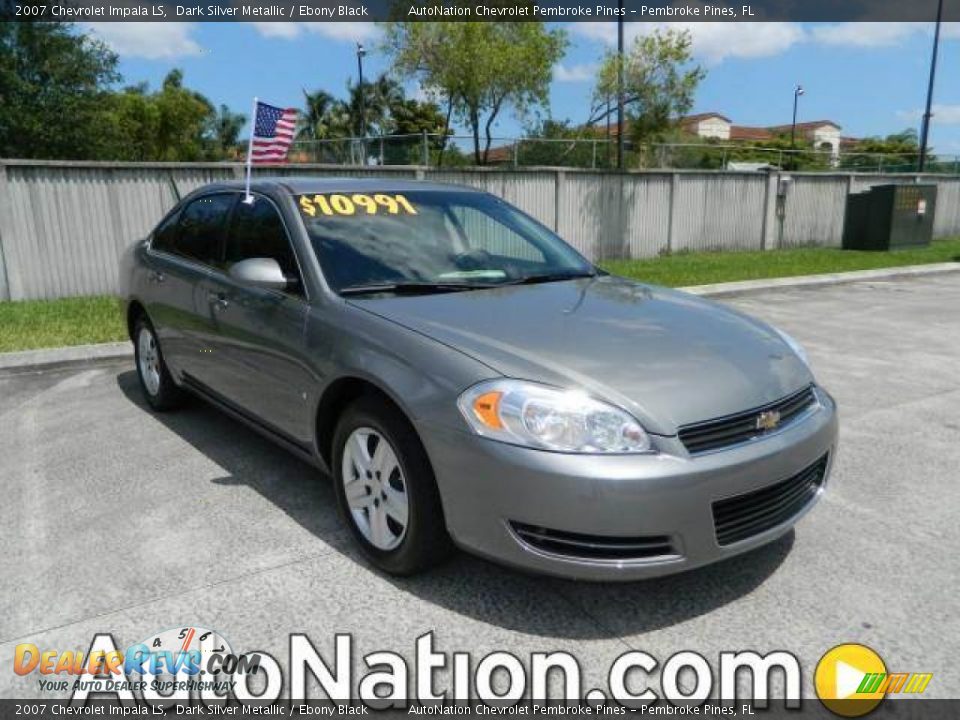 2007 Chevrolet Impala LS Dark Silver Metallic / Ebony Black Photo #1
