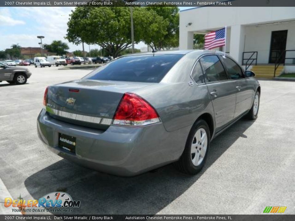 2007 Chevrolet Impala LS Dark Silver Metallic / Ebony Black Photo #3