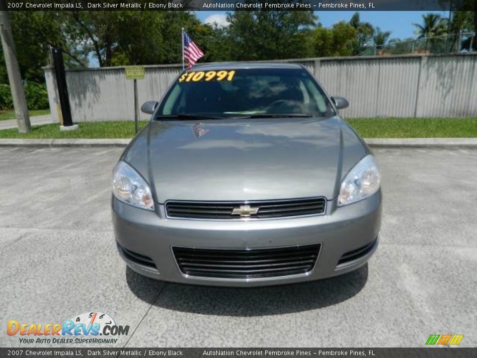 2007 Chevrolet Impala LS Dark Silver Metallic / Ebony Black Photo #8