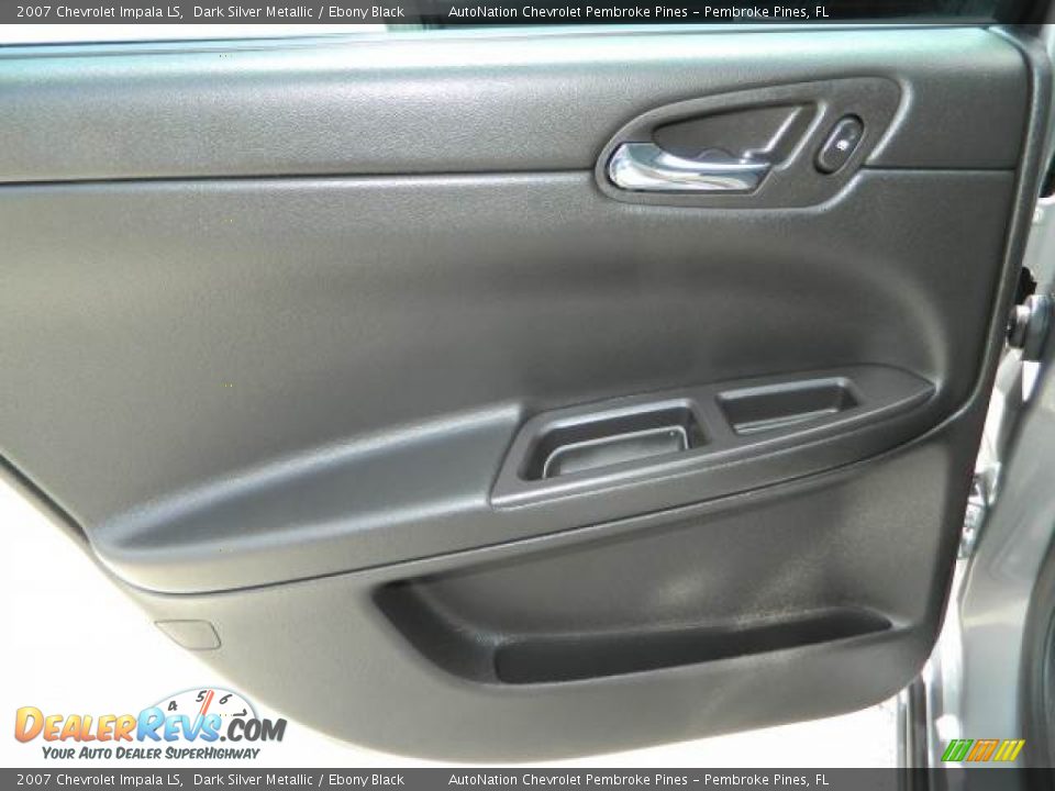 2007 Chevrolet Impala LS Dark Silver Metallic / Ebony Black Photo #14