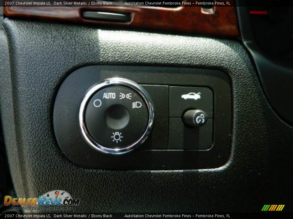 2007 Chevrolet Impala LS Dark Silver Metallic / Ebony Black Photo #20