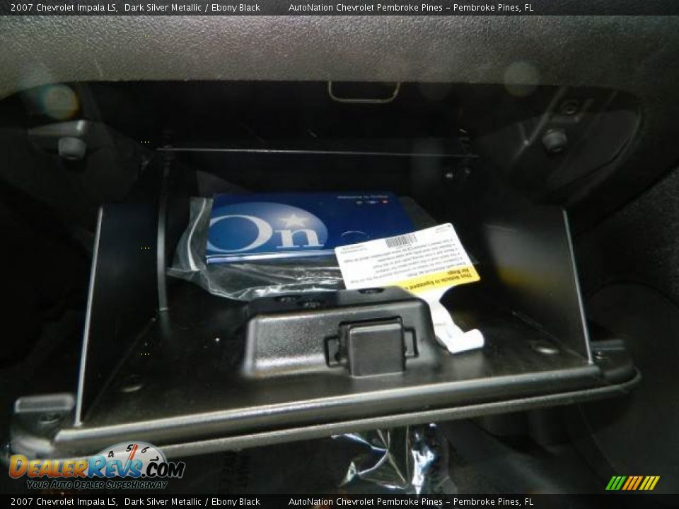 2007 Chevrolet Impala LS Dark Silver Metallic / Ebony Black Photo #25