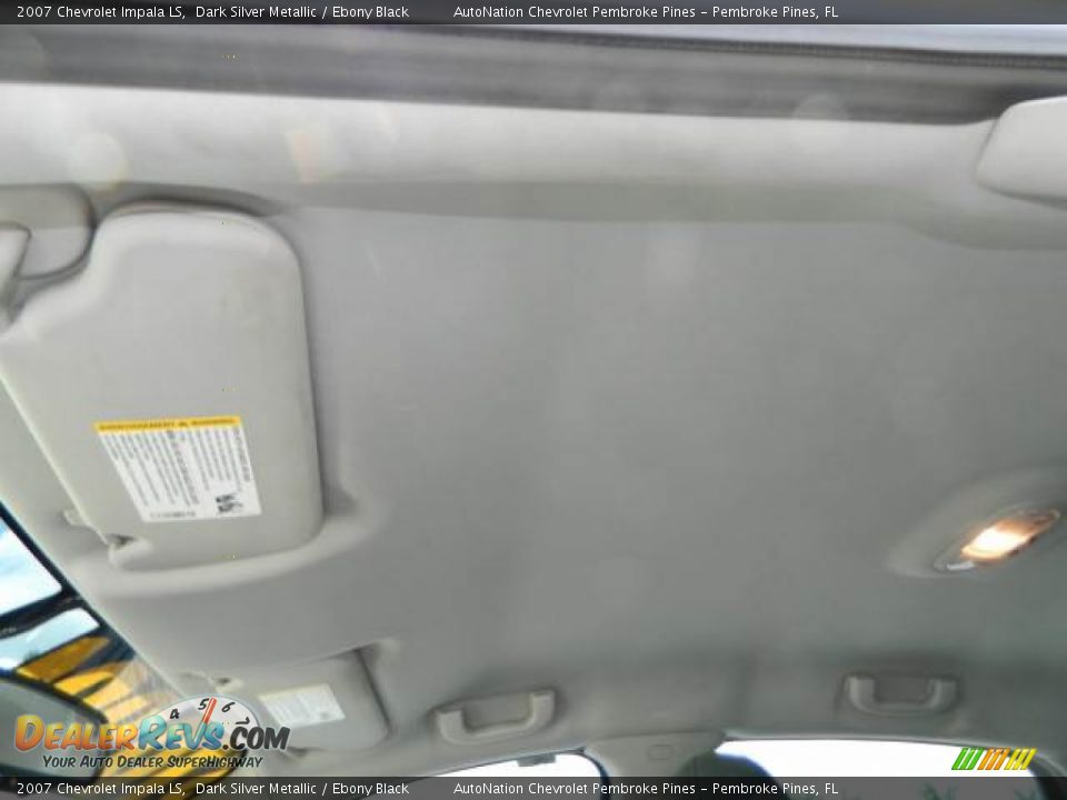 2007 Chevrolet Impala LS Dark Silver Metallic / Ebony Black Photo #26