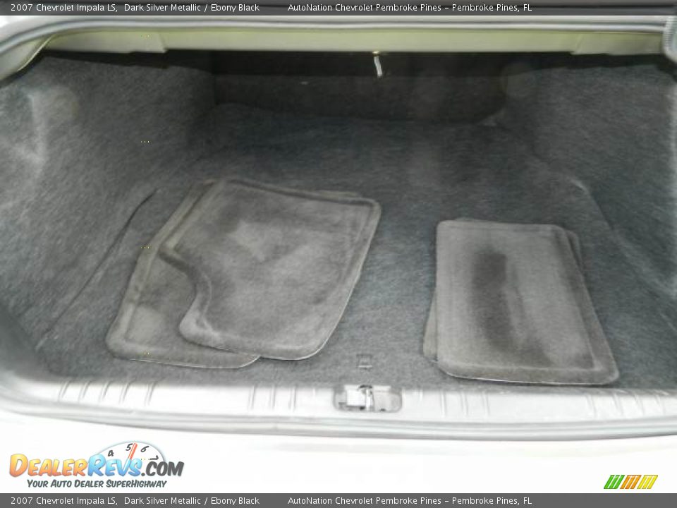 2007 Chevrolet Impala LS Dark Silver Metallic / Ebony Black Photo #27