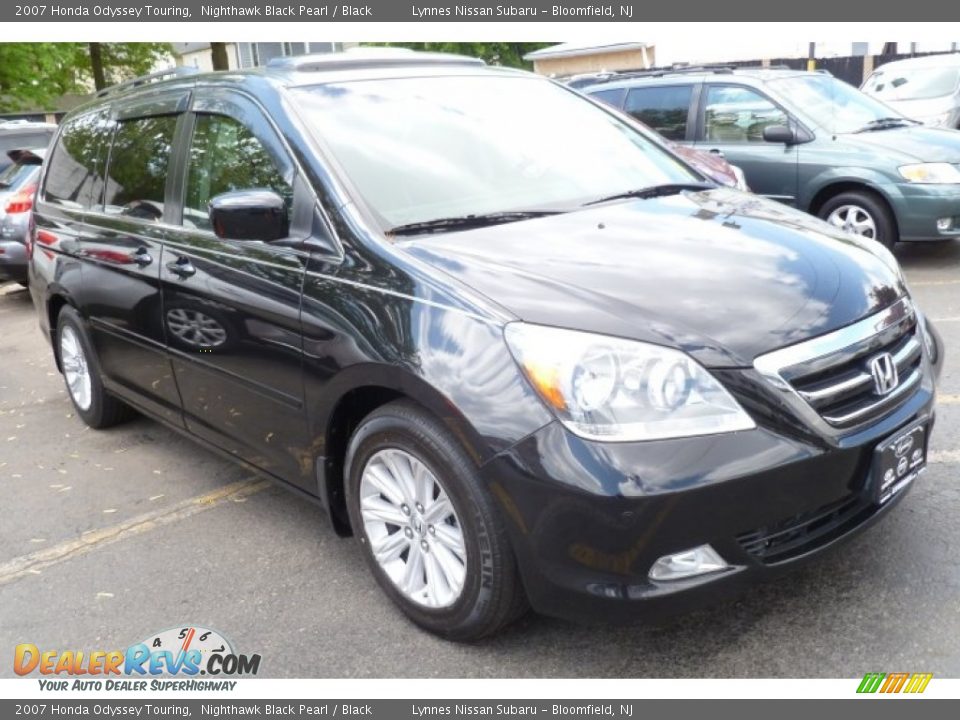 2007 Honda Odyssey Touring Nighthawk Black Pearl / Black Photo #1