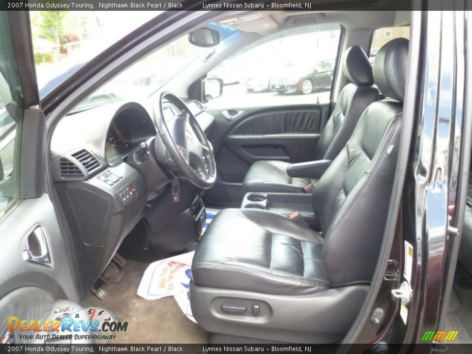 2007 Honda Odyssey Touring Nighthawk Black Pearl / Black Photo #14