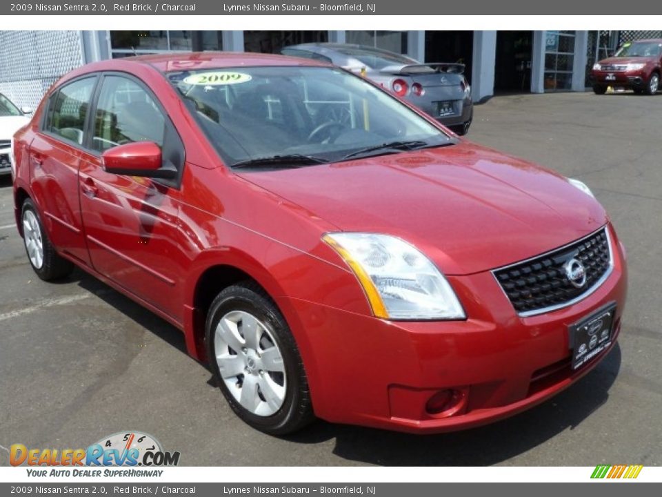 2009 Nissan Sentra 2.0 Red Brick / Charcoal Photo #1