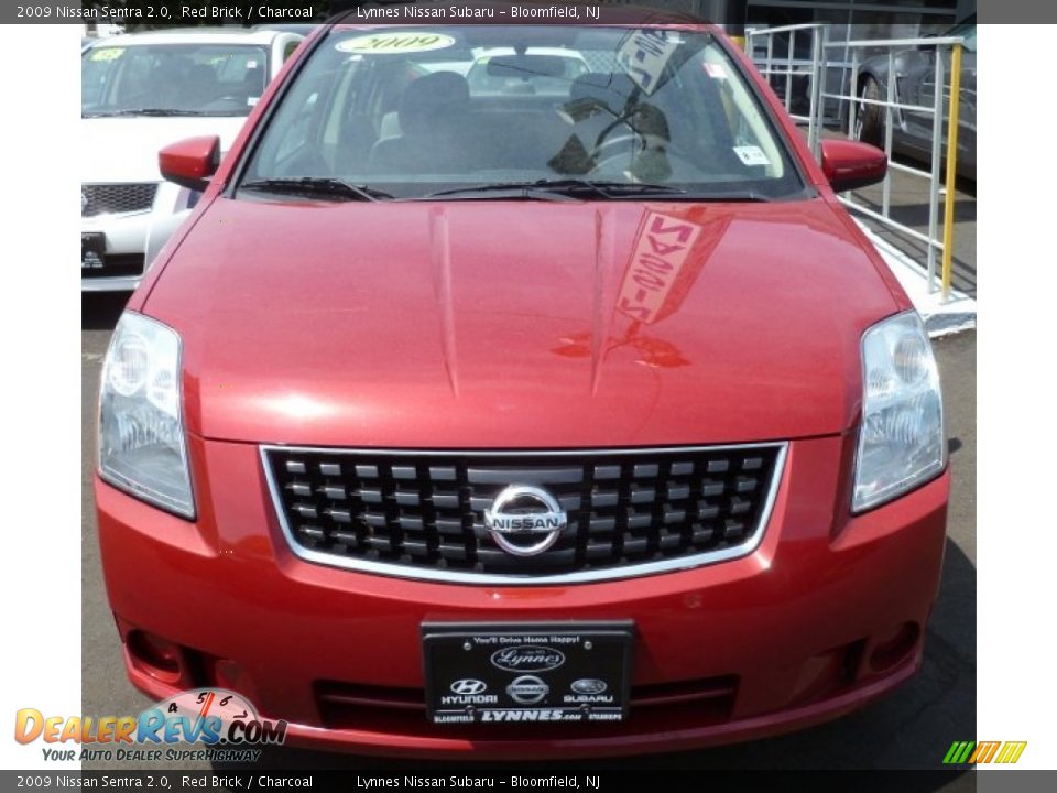 2009 Nissan Sentra 2.0 Red Brick / Charcoal Photo #2
