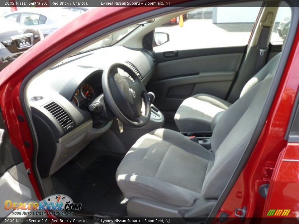 2009 Nissan Sentra 2.0 Red Brick / Charcoal Photo #12