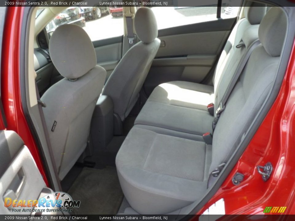 2009 Nissan Sentra 2.0 Red Brick / Charcoal Photo #14