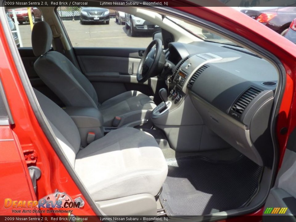 2009 Nissan Sentra 2.0 Red Brick / Charcoal Photo #15