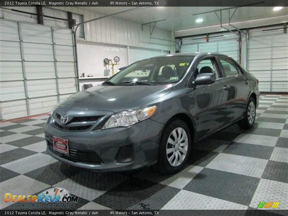 2012 Toyota Corolla LE Magnetic Gray Metallic / Ash Photo #3