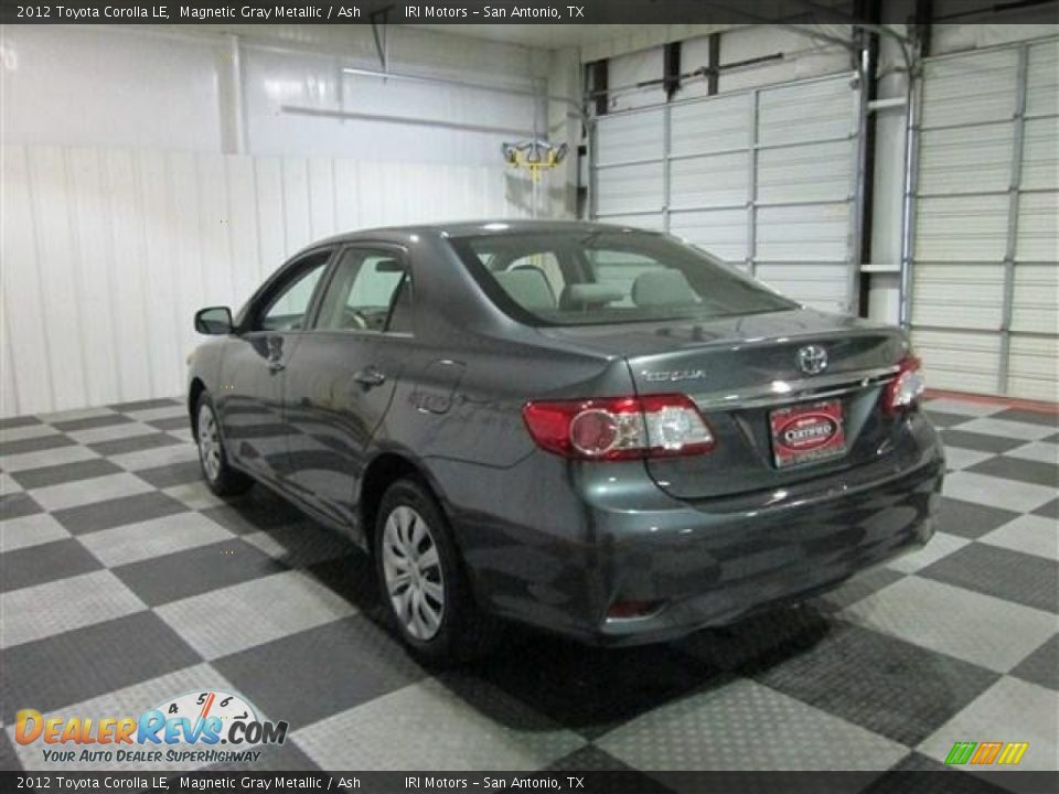 2012 Toyota Corolla LE Magnetic Gray Metallic / Ash Photo #5